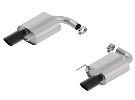 Borla Atak S Axle-Back Exhaust System for 2015-2017 Ford Mustang GT with Black Chrome Tips