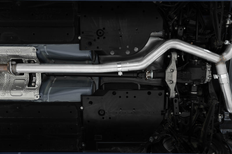 MBRP Armor Pro Series 3-Inch Cat-Back Dual Split Rear Quad Tips Exhaust System for Subaru WRX 2022-2024