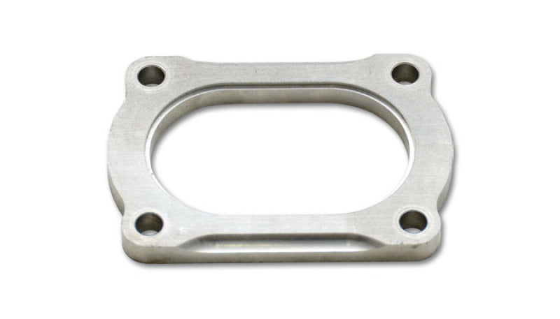 Vibrant T304 Stainless Steel 4-Bolt Exhaust Flange for 3.5-inch Oval Tubing