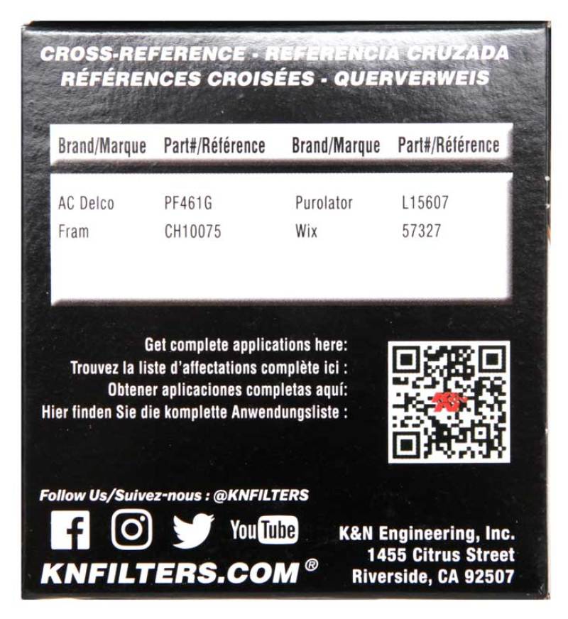 K&N Engineering HP-7014 Cartridge Oil Filter for BMW 3.0L Engines