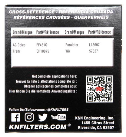 K&N Engineering HP-7014 Cartridge Oil Filter for BMW 3.0L Engines