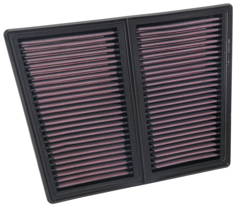 K&N Engineering 33-5085 High-Flow Reusable Air Filter for Alfa Romeo Giulia and Stelvio (2017-2022)