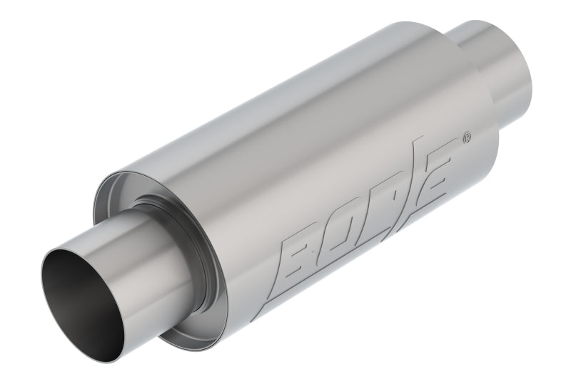 Borla Universal Resonator 3 Inch Center/Center 5 Inch Round x 10 Inch Length - T-304 Stainless Steel