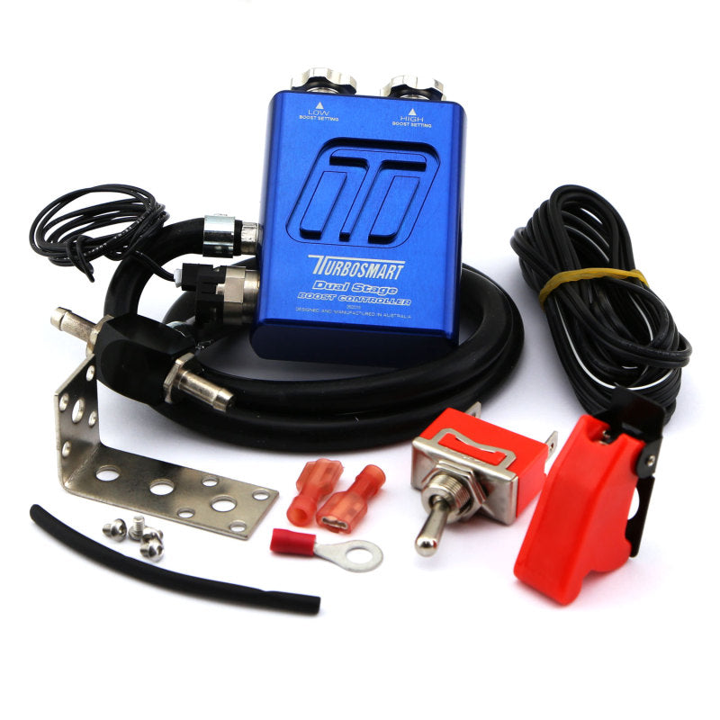 Turbosmart Dual Stage Boost Controller V2 - Blue for Precise Turbo Boost Management