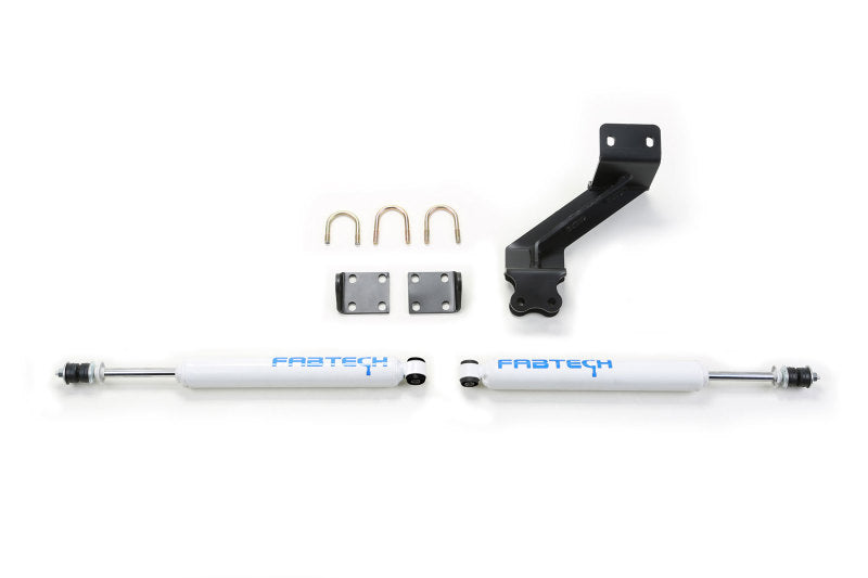 Fabtech 14-18 Ram 2500/3500 Dual Steering Stabilizer System with Performance Shocks