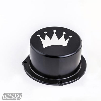 Turbo XS Billet Aluminum Vacuum Pump Cover for 2015-2016 Subaru WRX - Black