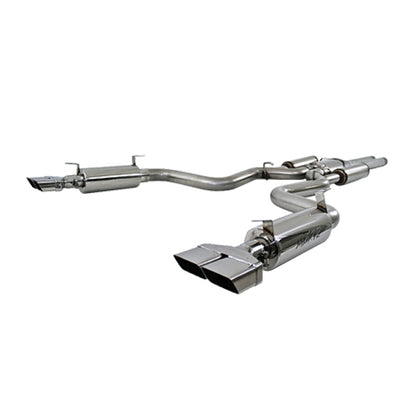 MBRP Armor Pro Series Cat Back Exhaust System for Dodge Challenger 2008-2014 – T304 Stainless Steel, Dual Split Rear Exit with Rectangular Tips