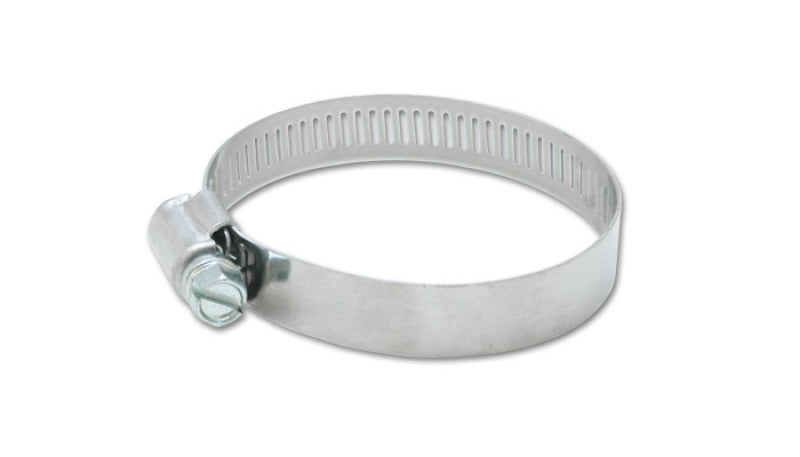 Vibrant Stainless Steel Worm Gear Clamps Pack of 10 - Clamping Range 0.75in to 1.50in (19mm - 38mm)