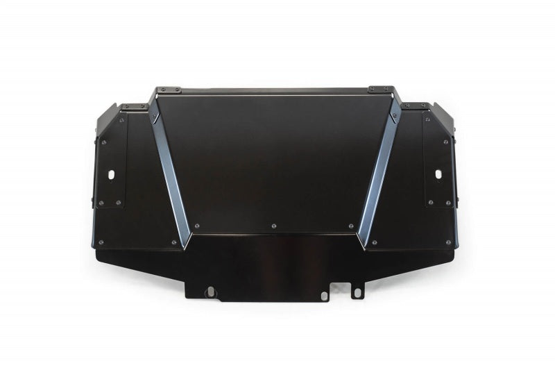 Addictive Desert Designs 21-22 Ford Bronco Bomber Skid Plate (Part AC23008NA03) - Aluminum Underbelly Protection for Bomber Front Bumper