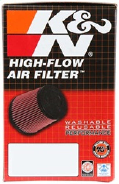 K&N Engineering Universal Rubber Air Filter - 2 3/4 inch Flange, 4-inch OD, 5-inch Height, Part Number RU-1460