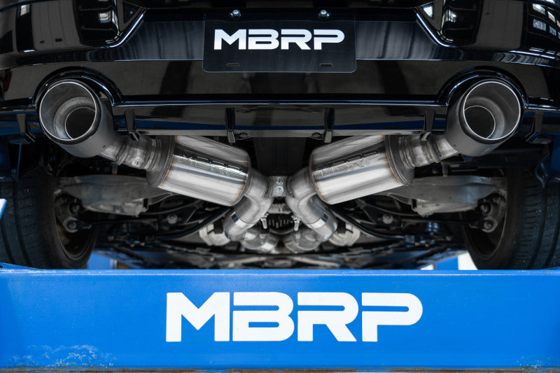 MBRP Armor Pro Series 23-24 Nissan Z 3.0L Cat-Back Dual Exhaust System with Carbon Fiber Tips