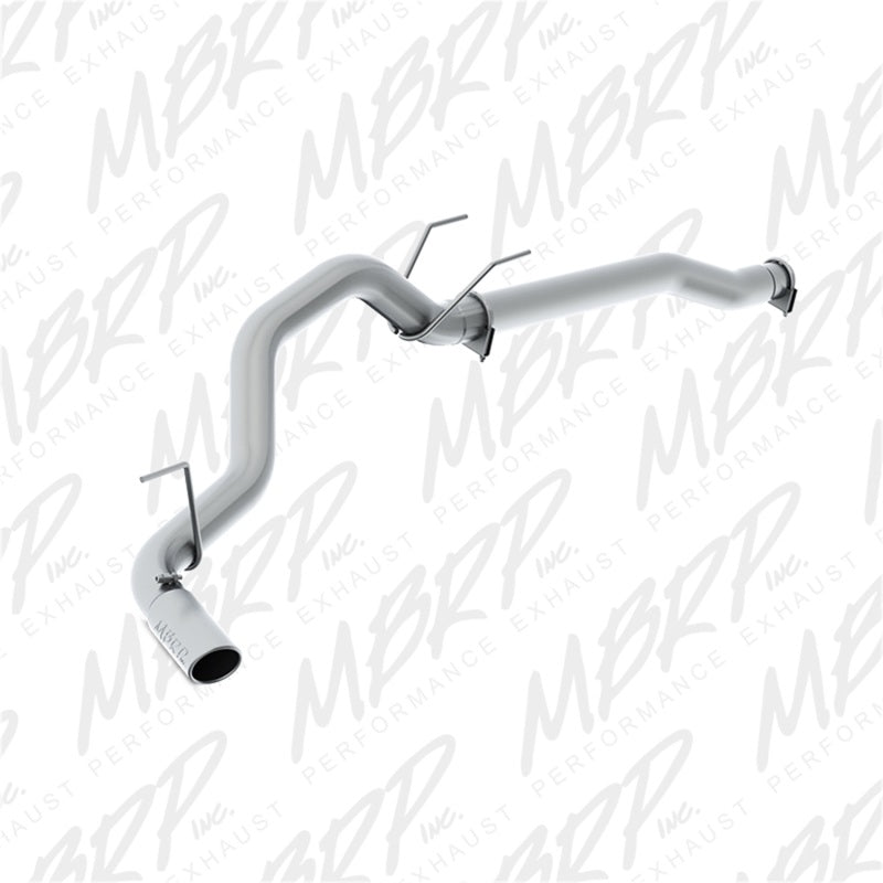MBRP Armor Plus Series 3.5-inch Filter Back Exhaust System for 2014-2015 Dodge Ram 1500 with 3.0L EcoDiesel - Single Side Exit T409 Stainless Steel