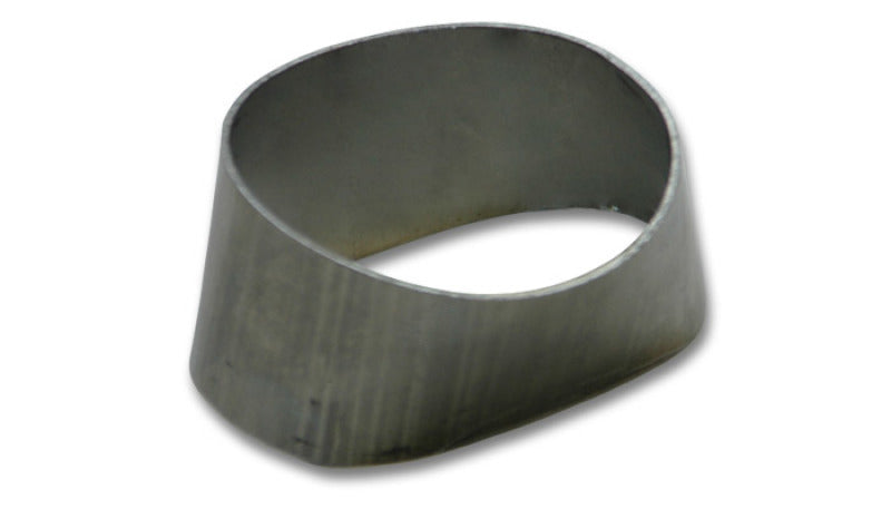 Vibrant Performance 1448A Stainless Steel Turbo Flange Transition Adapter - 90mm x 55mm Oval to 76mm Round for Turbocharger Applications
