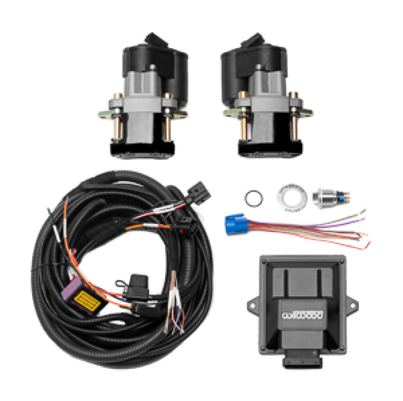 Wilwood Electronic Parking Brake Rear Retrofit Kit with 1.250-inch Rotor - Black