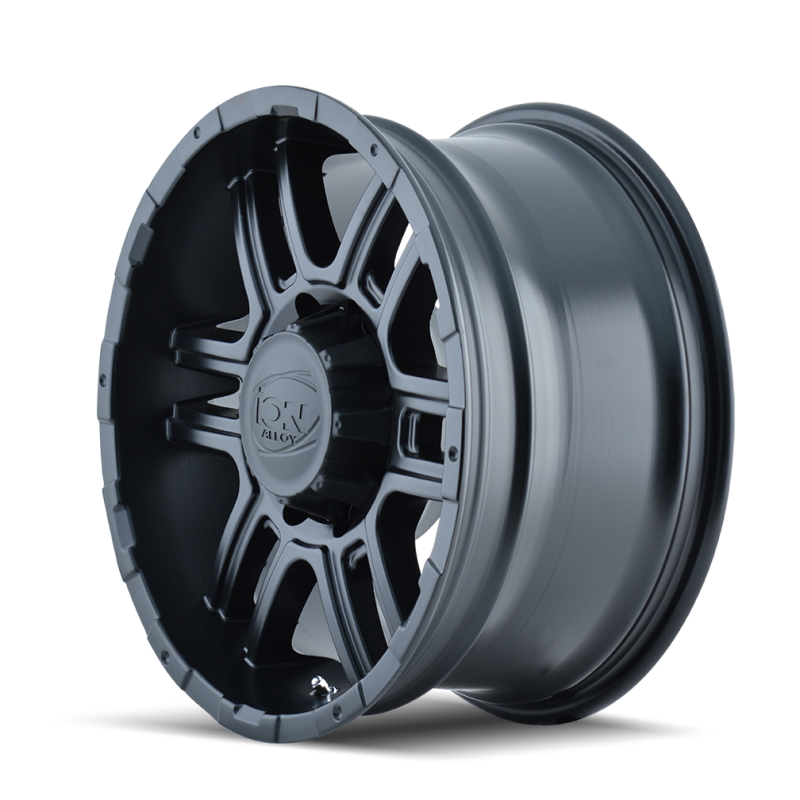ION Wheels Type 179 16x8 Matte Black Alloy Wheel with 6x139.7 Bolt Pattern and 10mm Offset