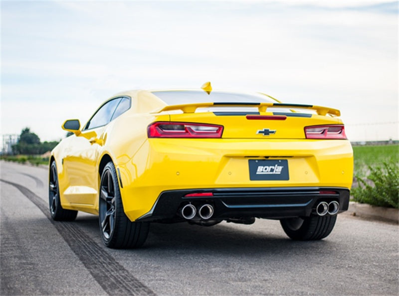 Borla S-Type Axle-Back Exhaust System for 2016-2024 Chevrolet Camaro SS & LT1 with Dual NPP Valves