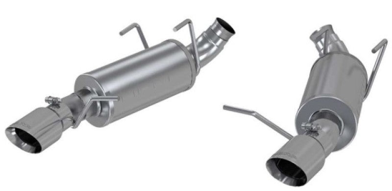 MBRP Armor Lite Series 11-14 Ford Mustang V6 3-inch Dual Muffler Axle Back Split Rear Exhaust System