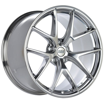 BBS CI-R 19x9 Inch 5x120 Bolt Pattern Polished Wheel with ET44 Offset and 82mm Hub Bore