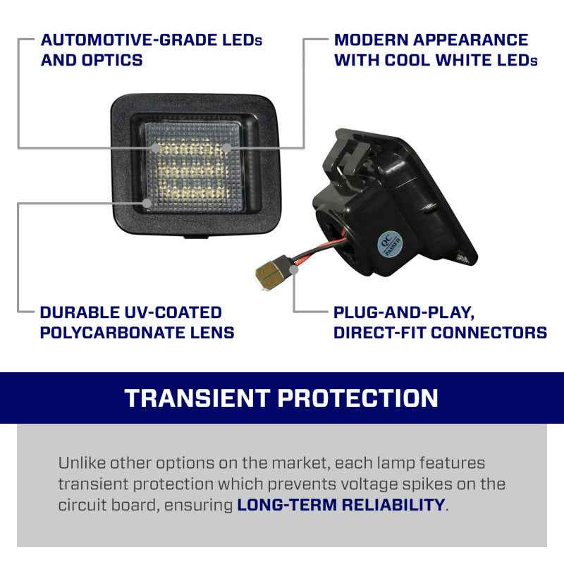 Form Lighting 2015 F-150 LED License Plate Lights (Pair)