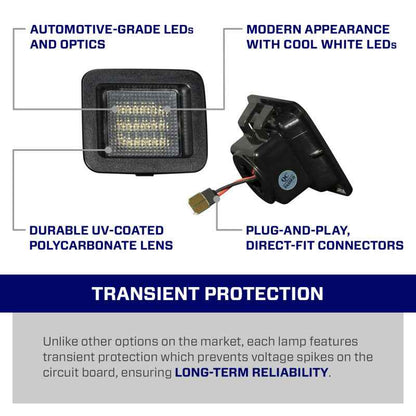 Form Lighting 2015 F-150 LED License Plate Lights (Pair)