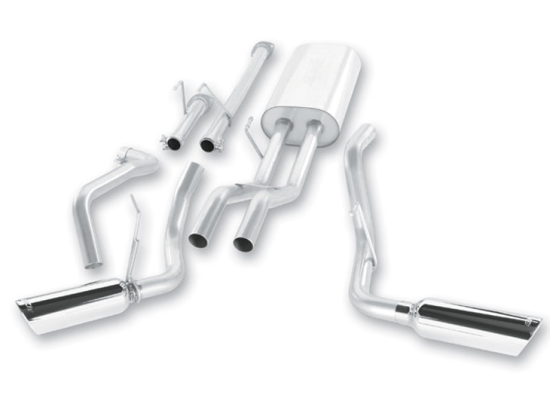 Borla 140332 True Dual Cat-Back Exhaust System for Toyota Tundra 4.6L & 5.7L V8 (2009-2015)