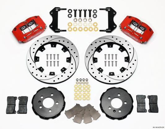 Wilwood Dynapro Radial Front Brake Kit 12.19 Inch Drilled Rotors for Audi TT and Volkswagen Beetle