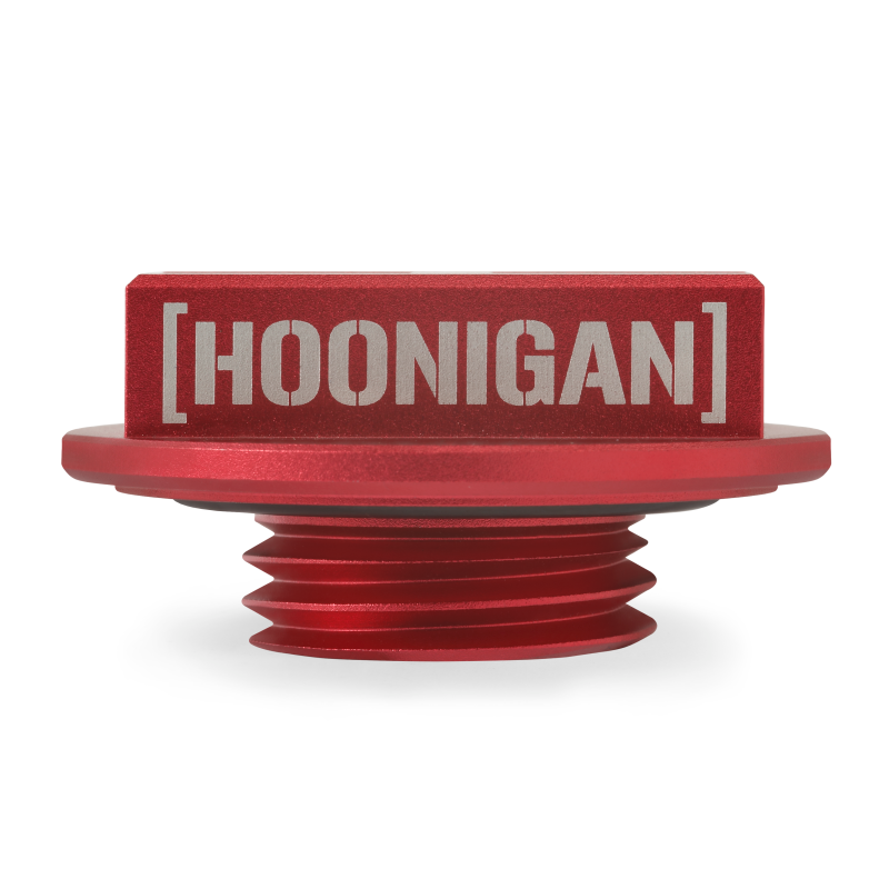 Mishimoto Honda Hoonigan Oil Filler Cap - Red with Matching Bottle Opener/Multi-Tool Keychain