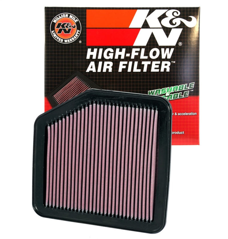 K&N Engineering Part 33-2345 High-Flow Drop-In Air Filter for Lexus IS 350