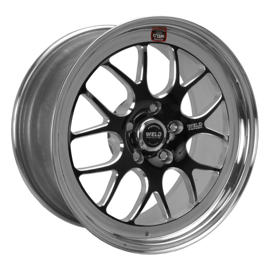 Weld S77 18x8 inch Black High Pad Street Wheel with 5x120mm Bolt Pattern and Forged Construction