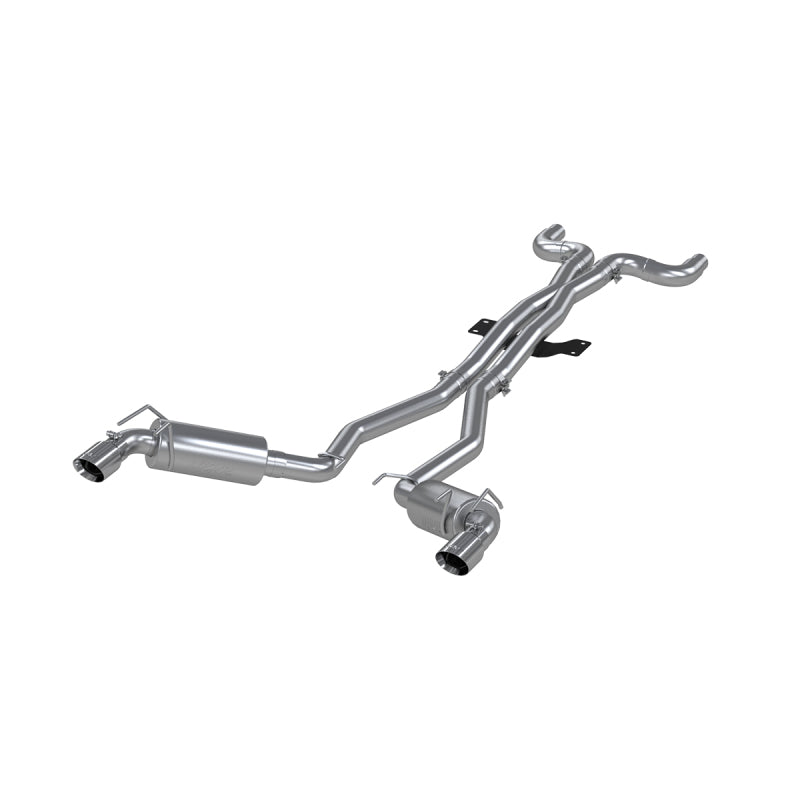 MBRP Armor Plus Series Cat Back Exhaust System for Chevrolet Camaro V8 6.2L 2010-2015 with Dual Round Tips