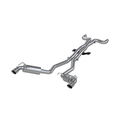 MBRP Armor Plus Series Cat Back Exhaust System for Chevrolet Camaro V8 6.2L 2010-2015 with Dual Round Tips
