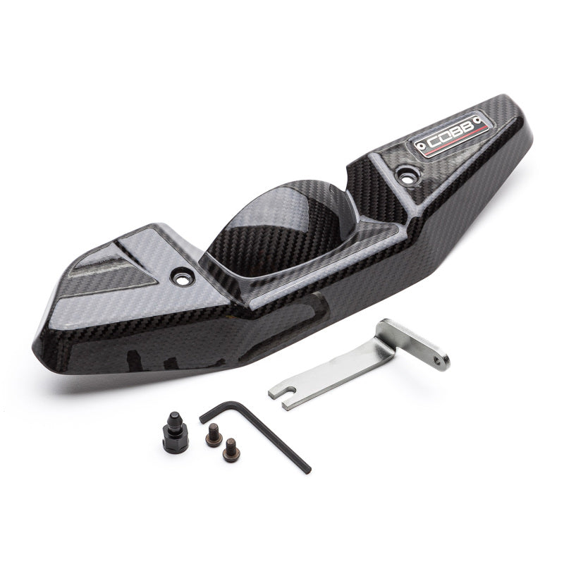 Cobb Redline Carbon Fiber Alternator Cover for Subaru STI and WRX (2008-2020 STI, 2008-2014 WRX) - Gloss Finish