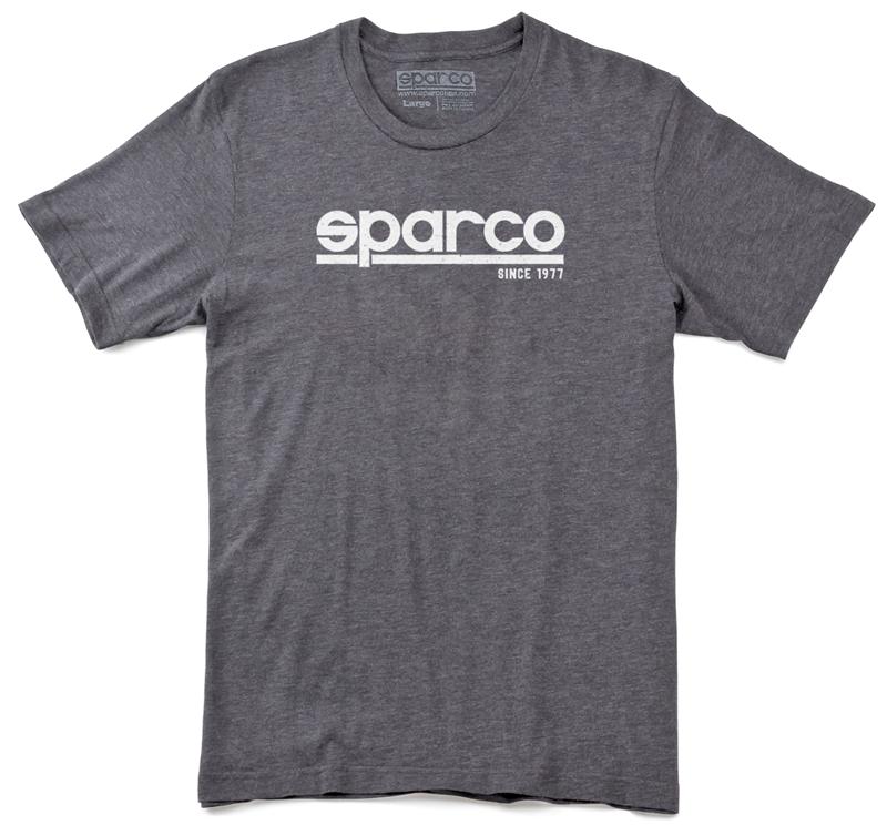 SPARCO Corporate Gray T-Shirt Large - Comfortable Automotive Apparel