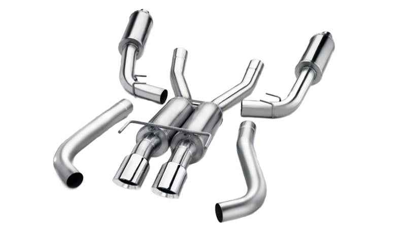 Corsa 2013-2019 Cadillac ATS Sedan 2.0L A/T Polished Sport Dual Rear Cat-Back Exhaust