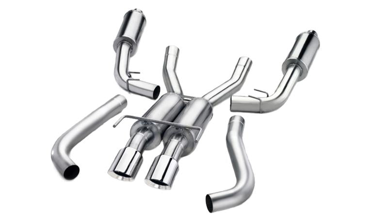 Corsa 2013-2019 Cadillac ATS Sedan 2.0L A/T Polished Sport Dual Rear Cat-Back Exhaust