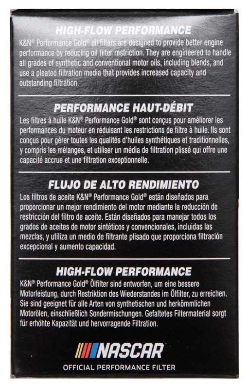 K&N Engineering HP-7027 Performance Oil Filter for 2011-2013 Chevrolet Cruze with Hengst Filter Housing