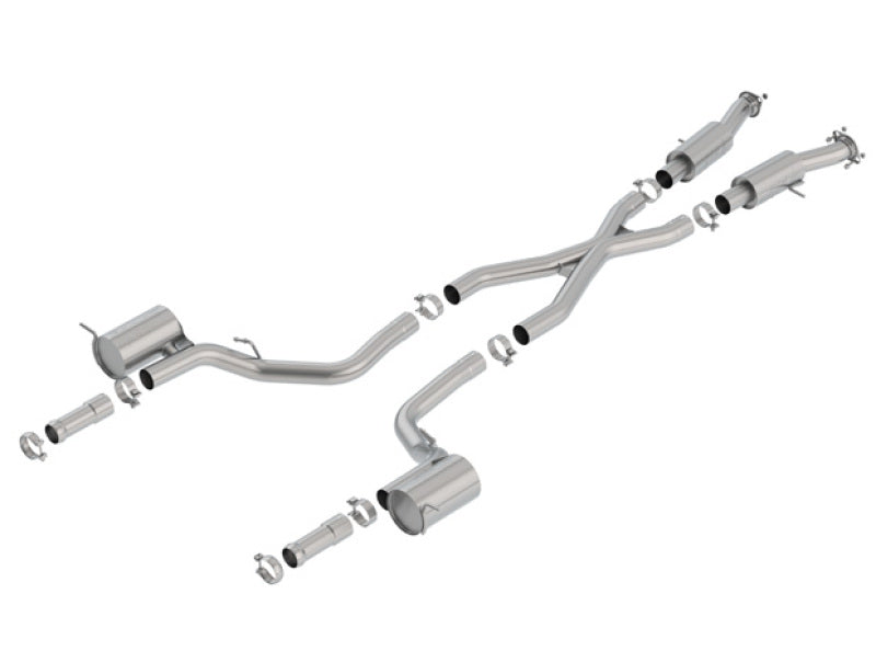 Borla S-Type Cat-Back Exhaust System for 2018-2020 Jeep Grand Cherokee Trackhawk 6.2L V8 AWD