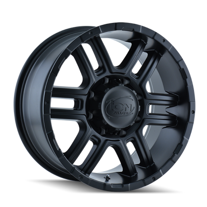 ION Wheels Type 179 16x8 Matte Black Alloy Wheel with 6x139.7 Bolt Pattern and 10mm Offset