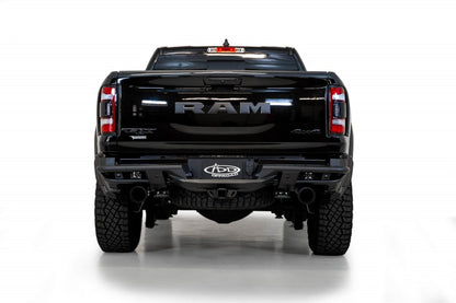 Addictive Desert Designs 2021-2023 Ram 1500 TRX PRO Bolt-On Rear Bumper with Sensors in Hammer Black