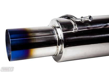 Turbo XS 02-07 Subaru WRX/STi Rear Muffler Assembly with Titanium Tip