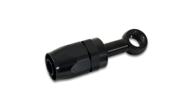 Vibrant Single -4AN x 12.5mm ID Banjo to Hose End Aluminum Fitting - Part #24043