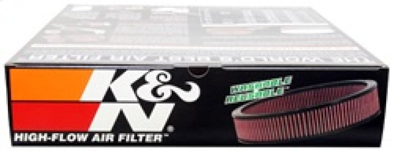 K&N Engineering E-1650 High-Flow Reusable Air Filter for Mercedes-Benz and GM Vehicles