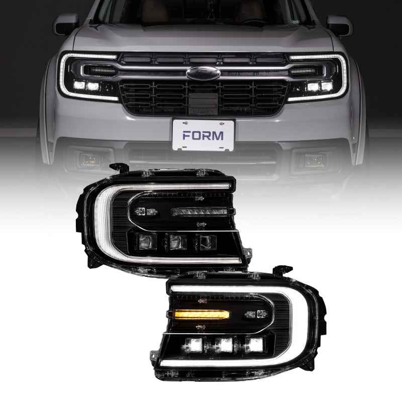 Form Lighting 22-24 Ford Maverick Sequential LED Projector Headlights (Pair)