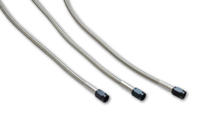 Vibrant Univ Oil Feed Kit 3ft Teflon-Lined Stainless Steel Hose with -3AN Fittings