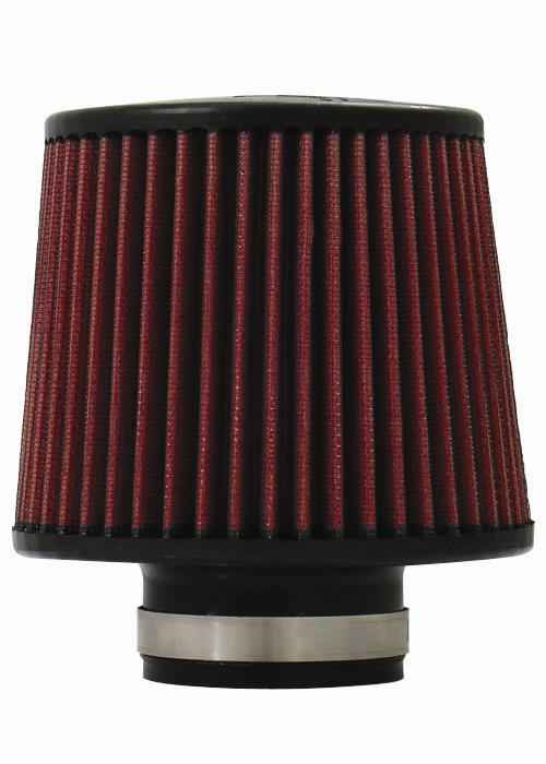 Injen High Performance Air Filter - 2.50 Black Filter 6 Base / 5 Tall / 5 Top