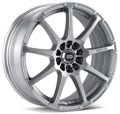 Enkei EDR9 16x7 Black Alloy Wheel with Dual Bolt Pattern and 45mm Offset