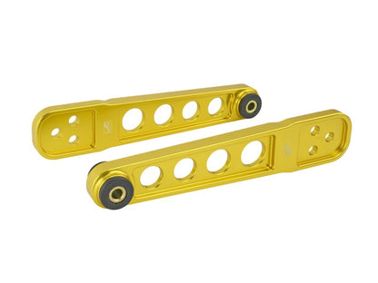 Skunk2 Racing Gold Anodized Rear Lower Control Arm for 2001-2005 Honda Civic — Precision CNC Billet Aluminum Replacement