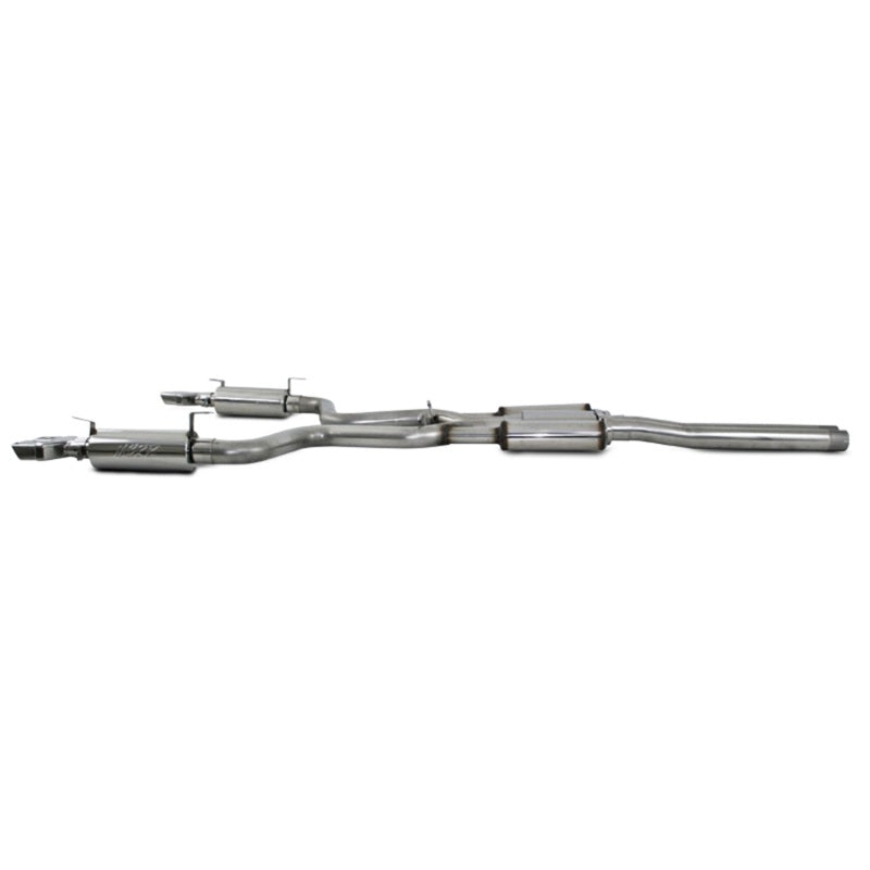 MBRP Armor Pro Series Cat Back Exhaust System for Dodge Challenger 2008-2014 – T304 Stainless Steel, Dual Split Rear Exit with Rectangular Tips