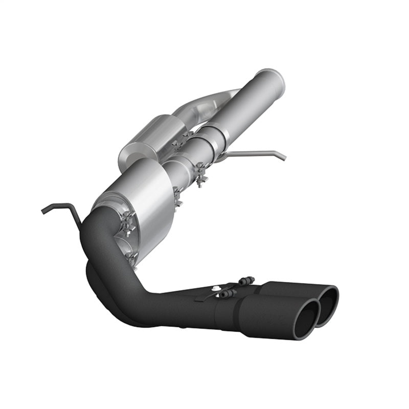MBRP Armor BLK Series 3-inch Cat Back Exhaust System for Chevy Silverado 1500 2009-2012 with Black Finish