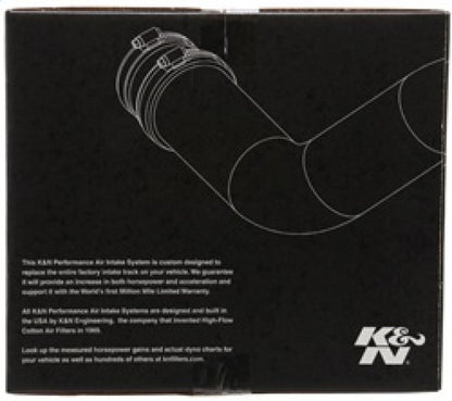 K&N Engineering 77-1553KP High Flow Cold Air Intake System for Jeep Wrangler V6 3.8L